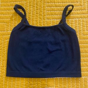 Colsie Cropped Bra-Shirt